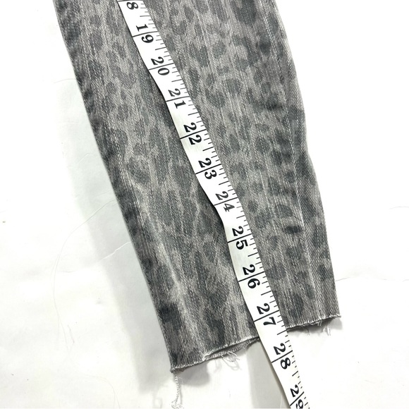 Kut From The Kloth Connie Leopard Print Ankle Skinny Jeans Size 6 - Picture 12 of 12